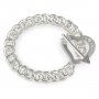 Biżuteria Guess damska bransoletka srebrna serce strzała UBB79093-S