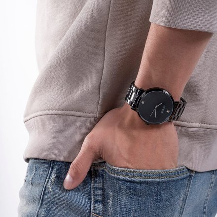 Czarny zegarek Guess Supernova z bransoletką W1315G3