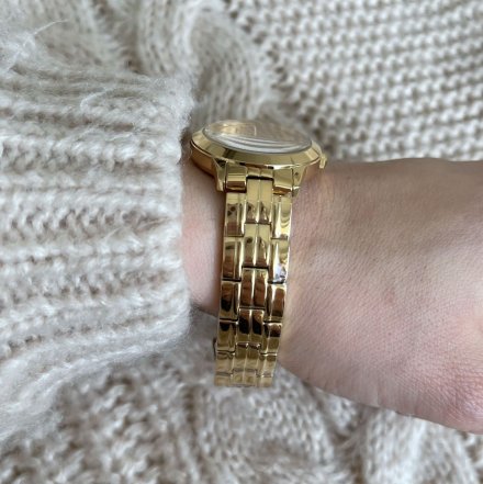 Złoty zegarek damski Guess Chelsea W0989L2