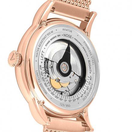 Zegarek Męski Aviator Swiss Made V.3.32.2.242.5  Douglas Automatic