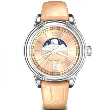 Zegarek damski Aviator Swiss Made V.1.33.0.259.4  MOONFLIGHT