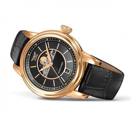 Zegarek damski  Aviator Swiss Made V.1.33.2.253.4  MOONFLIGHT