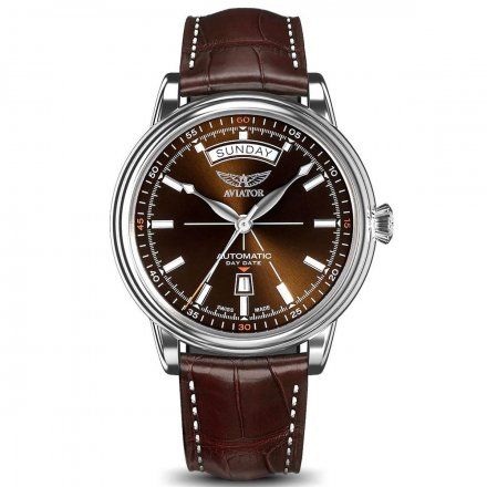 Zegarek Męski Aviator Swiss Made V.3.20.0.140.4 Douglas Day Date