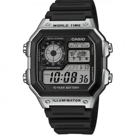 Zegarek Męski Casio AE-1200WH-1CVEF Casio Sport AE-1200WH-1CVEF