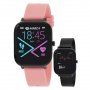 Smartwatch Marea B58006-3 bransoletka + różowy pasek ROZMOWY 