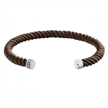 Biżuteria Tommy Hilfiger Męska Bransoleta brązowo-srebrna 2790220