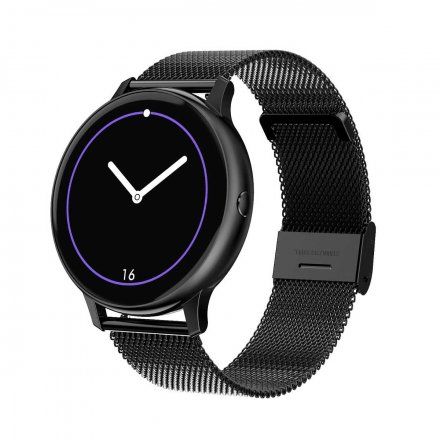 Smartwatch Pacific 09 Czarny Bransoletka + Czarny pasek