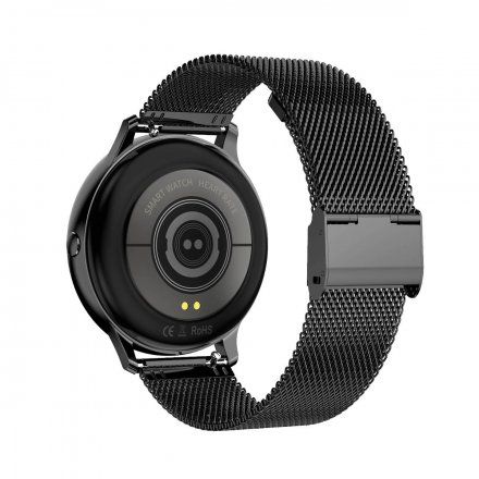 Smartwatch Pacific 09 Czarny Bransoletka + Czarny pasek