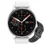 Smartwatch Pacific 09 Biały + Czarny Pasek | Kroki Kalorie Puls Sport Sen