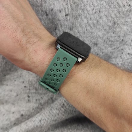Zielony smartwatch męski damski Rubicon RNCE58 SMARUB042