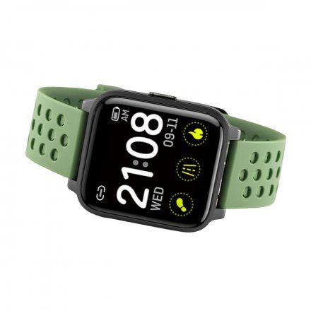 Zielony smartwatch męski damski Rubicon RNCE58 SMARUB042