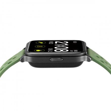 Zielony smartwatch męski damski Rubicon RNCE58BINX03AX