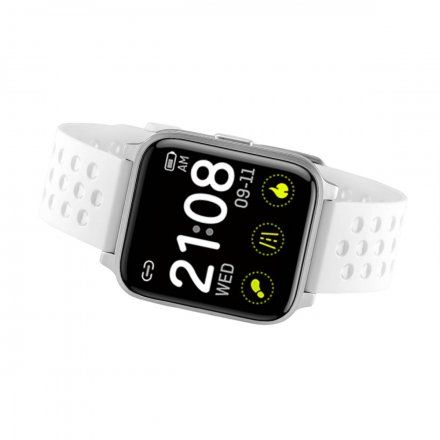 Biały smartwatch męski damski Rubicon RNCE58SIBX03AX