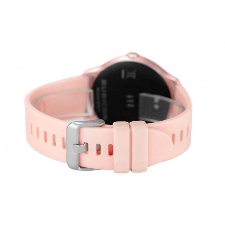 Różowy smartwatch męski damski Rubicon RNCE61 SMARUB037