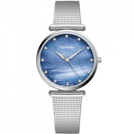 Zegarek Damski Adriatica na bransolecie A3712.514BQ - Swarovski Zegarek Swiss Made