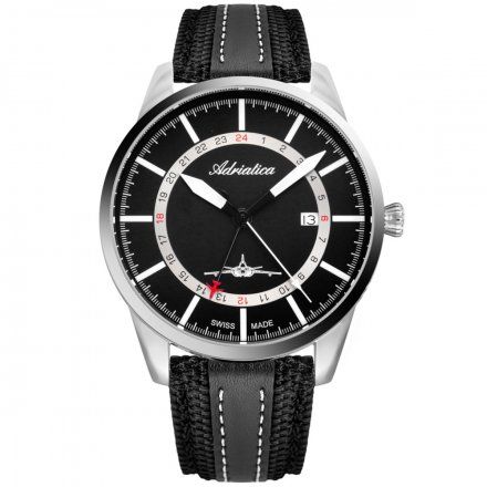 Zegarek Męski Adriatica na pasku A8186.5214Q Swiss Made
