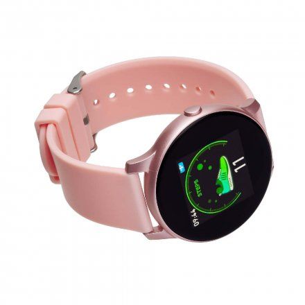 Smartwatch Garett Lady Rosa RT złoty z różowym paskiem 5903246288896