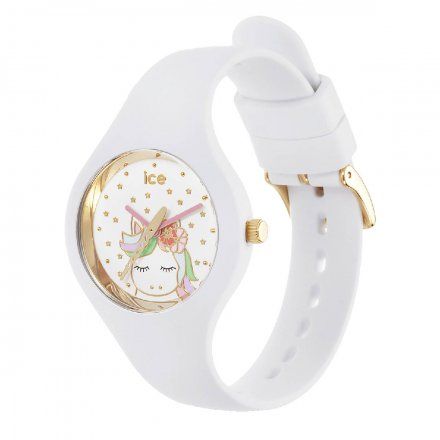Biały zegarek dziecięcy Ice-Watch z jednorożcem 018421 Ice Fantasia XS + TOREBKA GRATIS!