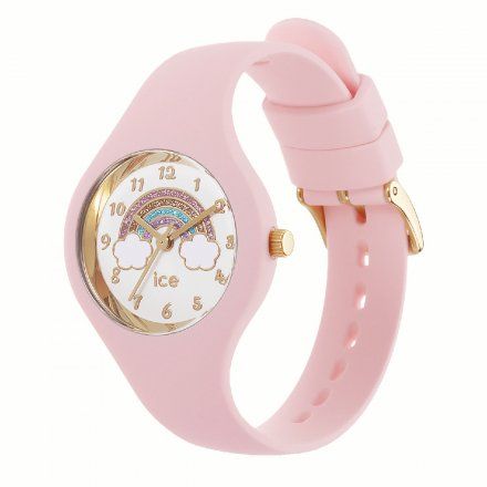 Różowy zegarek dziecięcy Ice watch 018424 z tęczą Ice Fantasia XS + TOREBKA GRATIS!