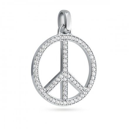 Srebrna zawieszka Michael Kors Charms Peace MKC1171AN040