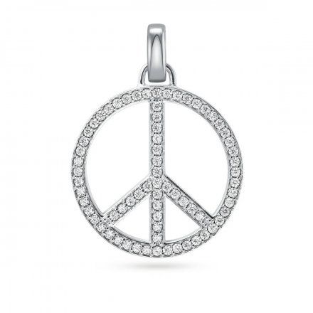 Srebrna zawieszka Michael Kors Charms Peace MKC1171AN040