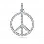 Srebrna zawieszka Michael Kors Charms Peace MKC1171AN040