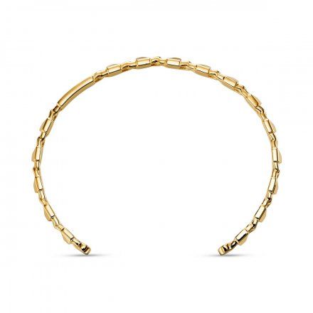 Złota sztywna bransoletka Michael Kors kłódki Logo MKC1006AA710