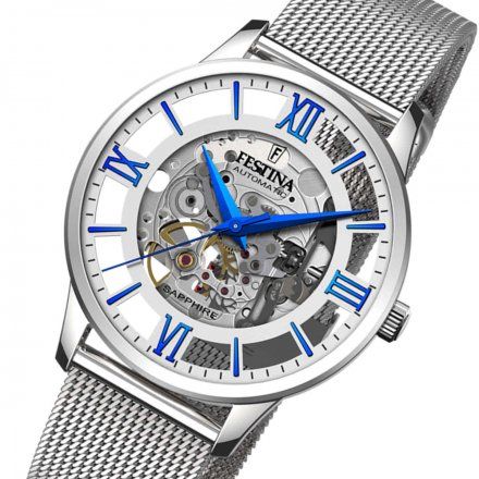 Zegarek Męski Festina 20534-1 Automatic Skeleton F20534-1