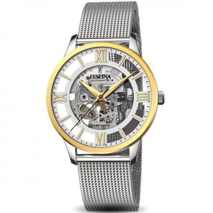 Zegarek Męski Festina 20537-1 Automatic Skeleton F20537-1