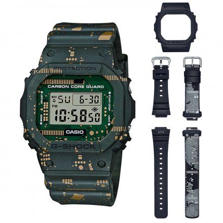 Zegarek Casio DWE-5600CC-3ER G-Shock Specials + Paski Bezel Zestaw DWE 5600CC 3