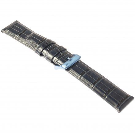 Pasek do zegarka Vostok Europe Pasek Gaz-14 - Skóra 560 (D603) niebieski croco niebieska klamra