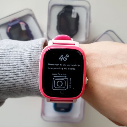 Smartwatch Garett Kids Life 4G Różowy RT  5903246289862