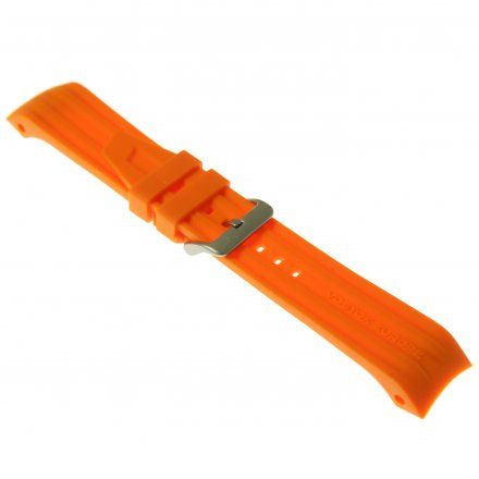 Pasek do zegarka Vostok Europe Pasek Mriya II - Silikon (5233) pomarańczowy matowa klamra