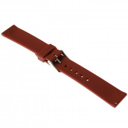Pasek do zegarka Vostok Europe Pasek Undine - Silikon (E567) purpurowy stalowa klamra