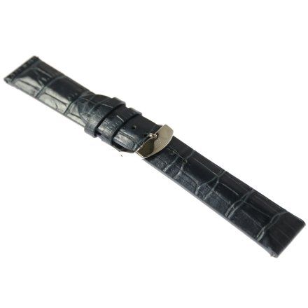 Pasek do zegarka Vostok Europe Pasek Undine - Skóra (A526) niebieski croco stalowa klamra