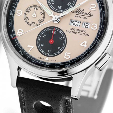 Zegarek Atlantic Worldmaster Pilot 55852.41.93 Valjoux Automatic Limited Edition