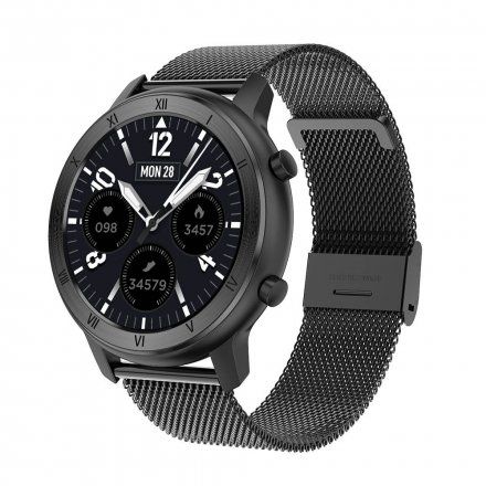 Smartwatch Pacific 17-4 Czarny z bransoletką + Czarny pasek