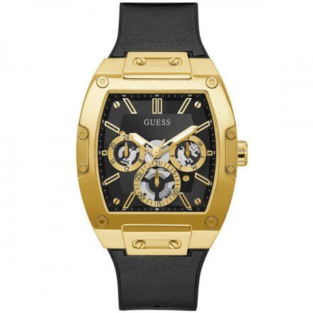Złoto-czarny zegarek Męski Guess Phoenix GW0202G1 