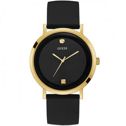 Czarno-złoty zegarek Guess Supernova 44 z czarnym paskiem W1264G1 
