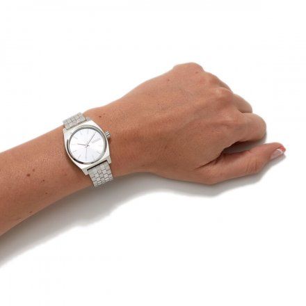 Zegarek Nixon Time Medium Teller All Silver - Nixon A1130-1920