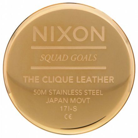 Zegarek Nixon Clique Gold/Black/White - Nixon A1250-1964