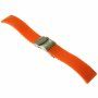 Pasek do zegarka Vostok Europe Pasek Silikon VE - 22 mm pomarańczowy