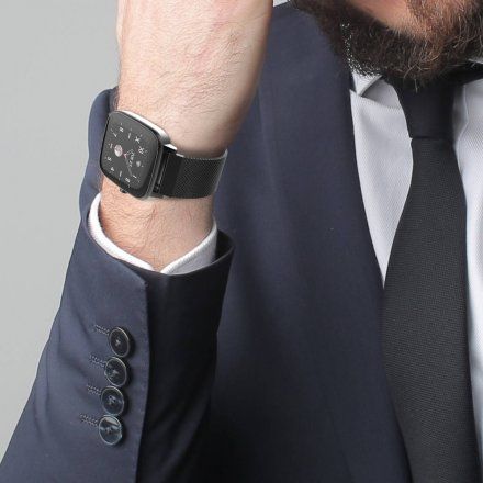 Smartwatch czarny z bransoletką Strand S716USBBMB