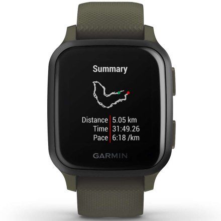 Garmin Venu Sq Music z czujnikiem tętna zielony 010-02426-13