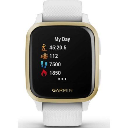 Garmin Venu Sq z czujnikiem tętna biały 010-02427-11