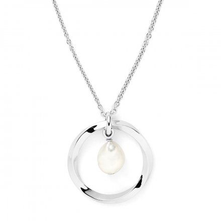 Elegancki naszyjnik Skagen z wiszącą perłą SKJ1395040