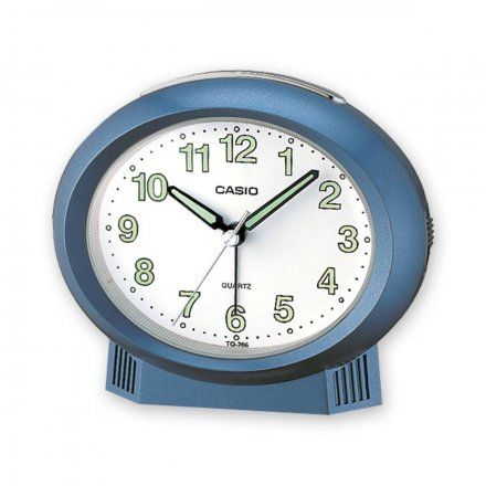 Niebieski budzik Casio wskazówkowy TQ-266-2EF