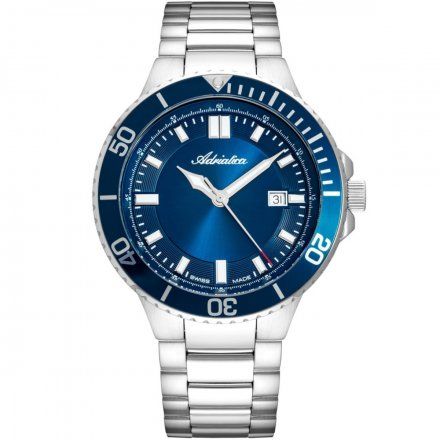 Zegarek Męski Adriatica na bransolecie A8317.5115Q - Swiss Made
