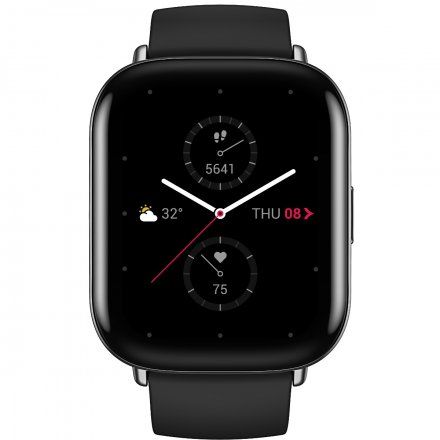 Amazfit Zepp E Onyx Black prostokąt czarny z czarnym paskiem smartwatch Huami