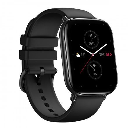 Amazfit Zepp E Onyx Black prostokąt czarny z czarnym paskiem smartwatch Huami